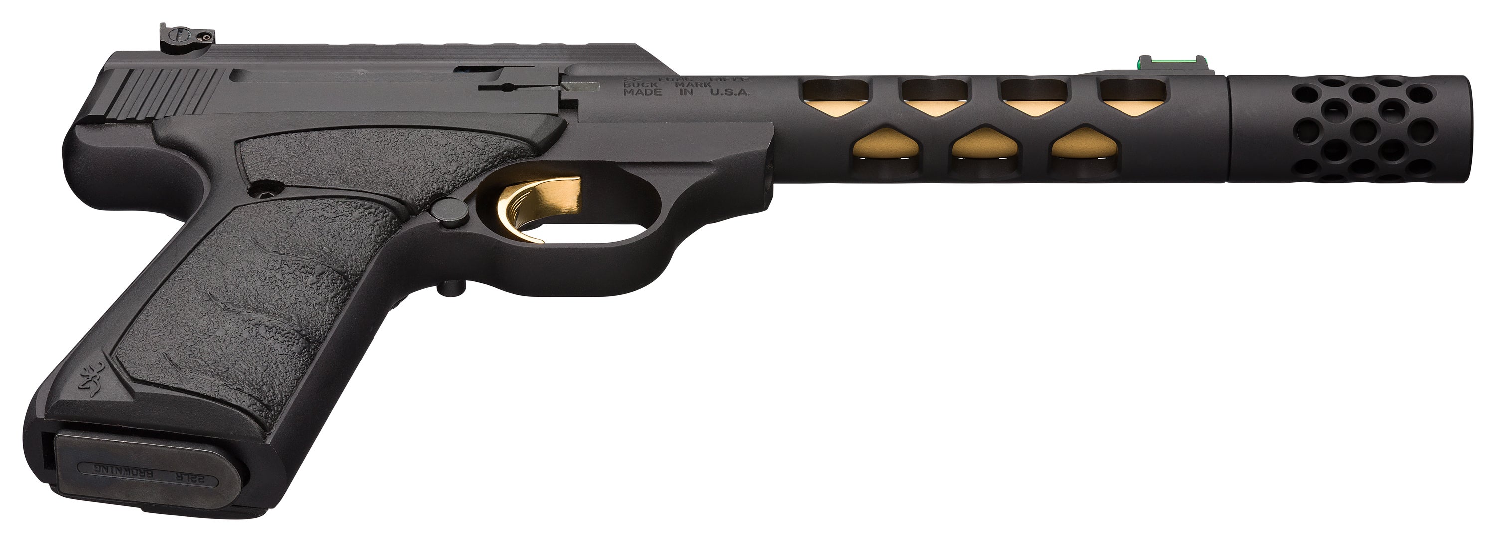 BROWNING Buck Mark Vision Black Gold UFX LL15cm .22lr.