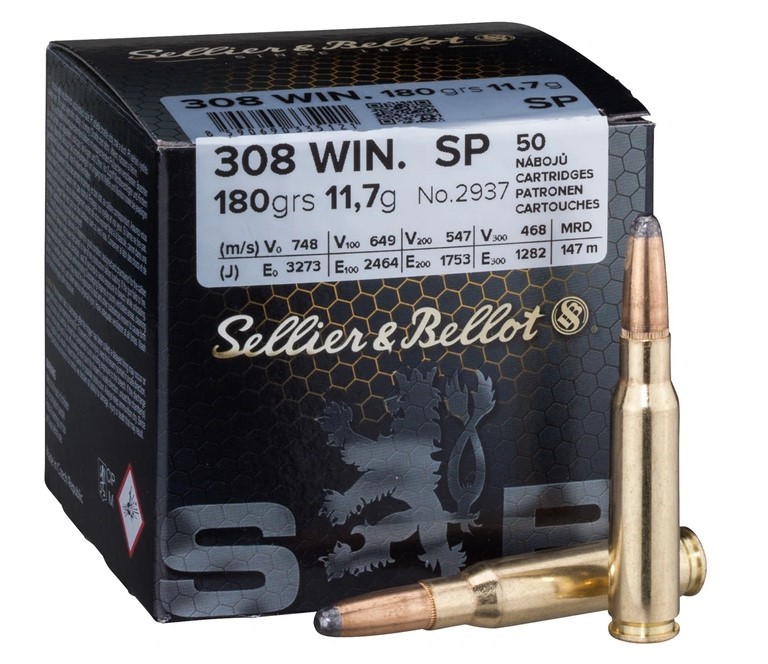 S&B .308 Win. FMJ 11,7g/180gr