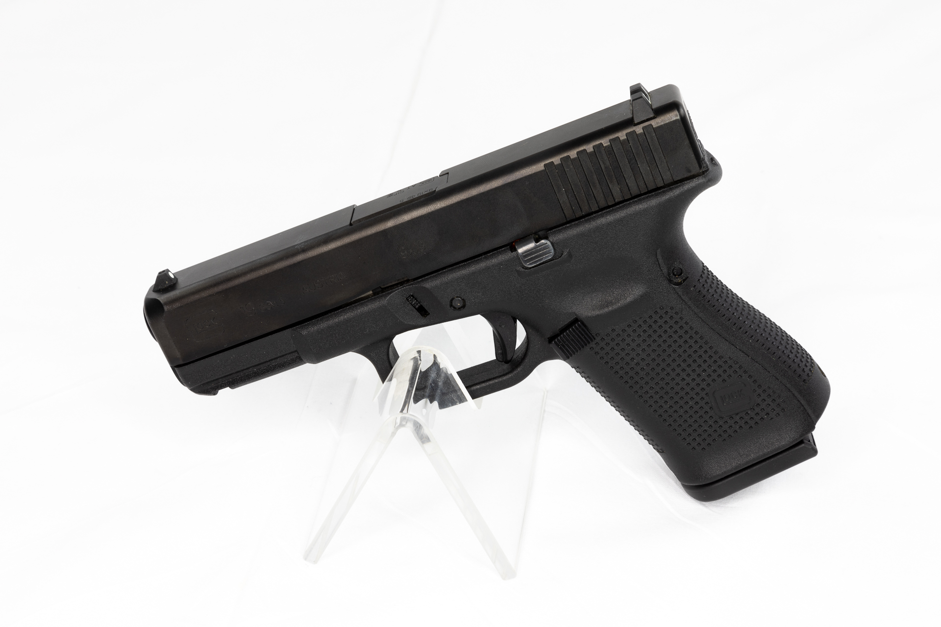 gebr. GLOCK Pistole Mod. 19 FS Gen.5 9mm Luger, Zustand: Neuwertig