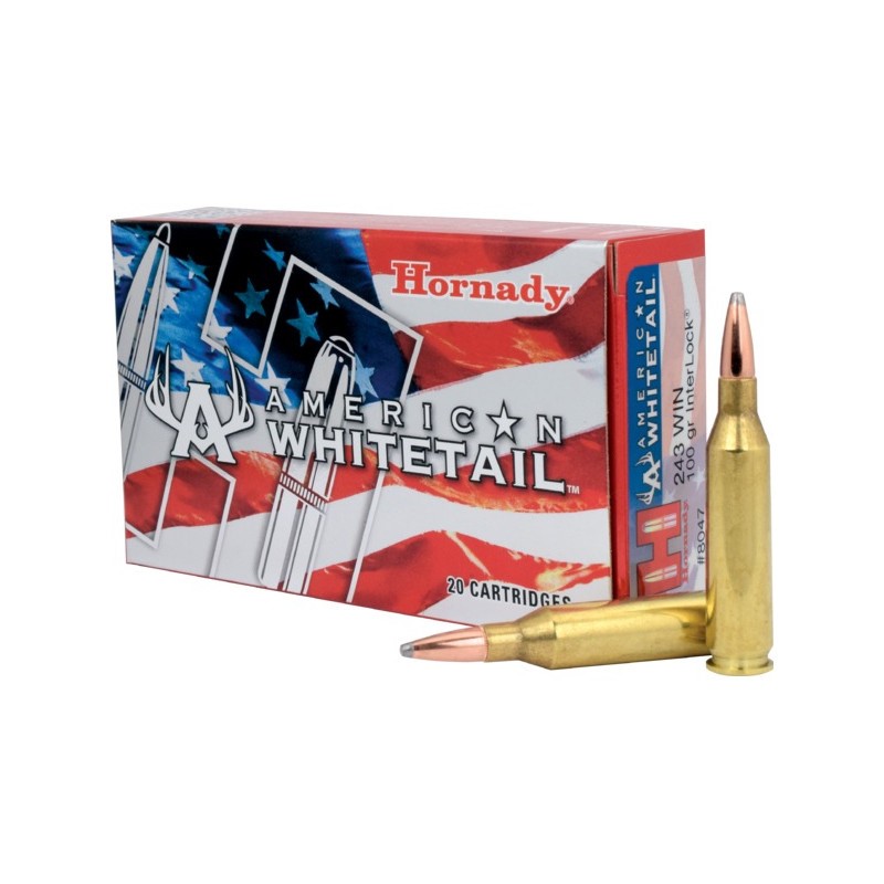 HORNADY AW .243 Win. Interlock BTSP 6,5g/100gr