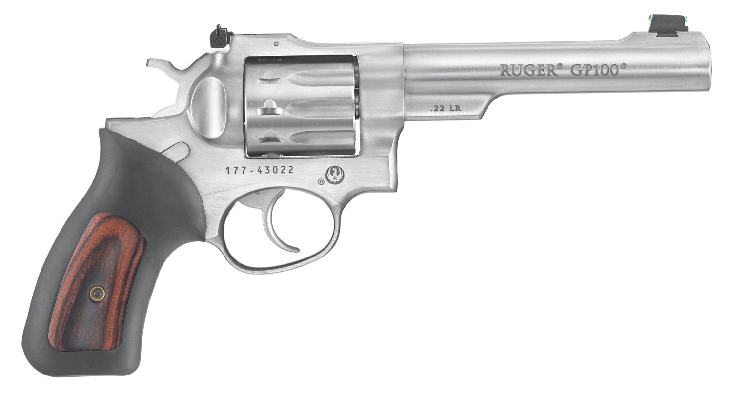 RUGER Revolver GP100 LL14cm .22 lr. stainless