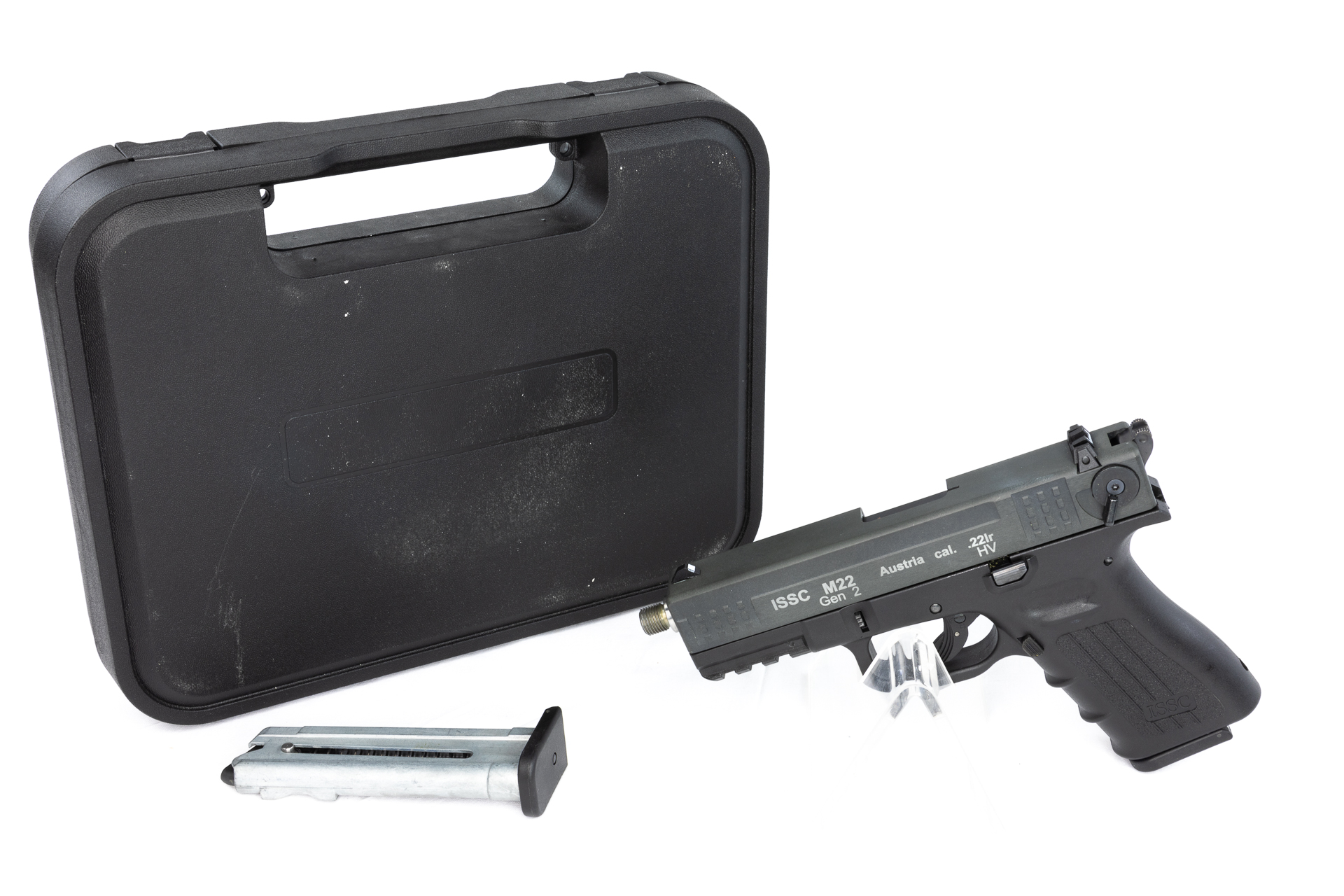 gebr. ISSC Pistole Mod. M22 Gen. mit Gewindelauf M10x1, Zustand: Sehr gut