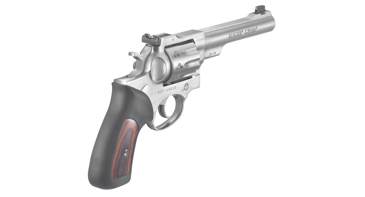 RUGER Revolver GP100 LL14cm .22 lr. stainless