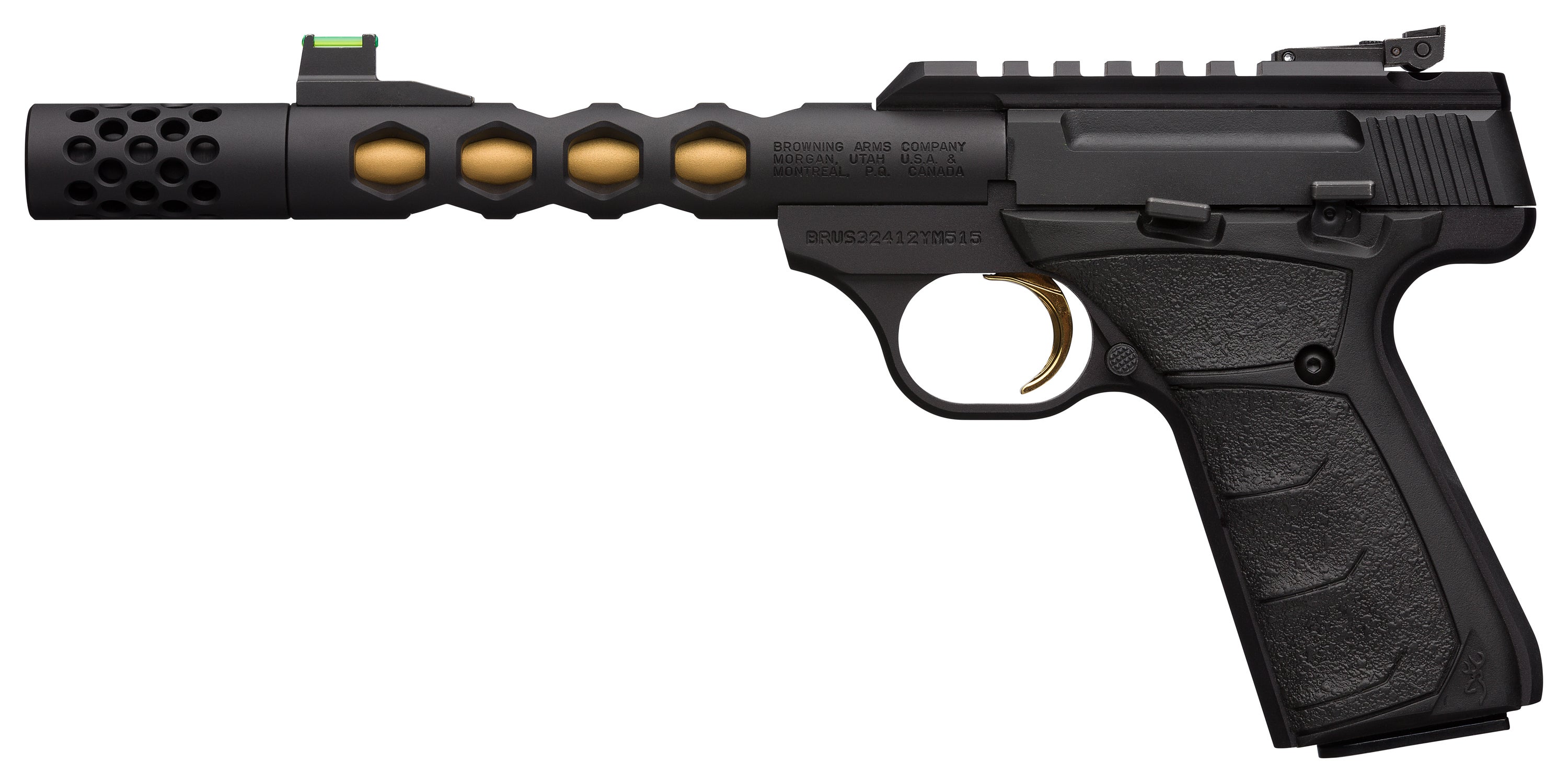 BROWNING Buck Mark Vision Black Gold UFX LL15cm .22lr.