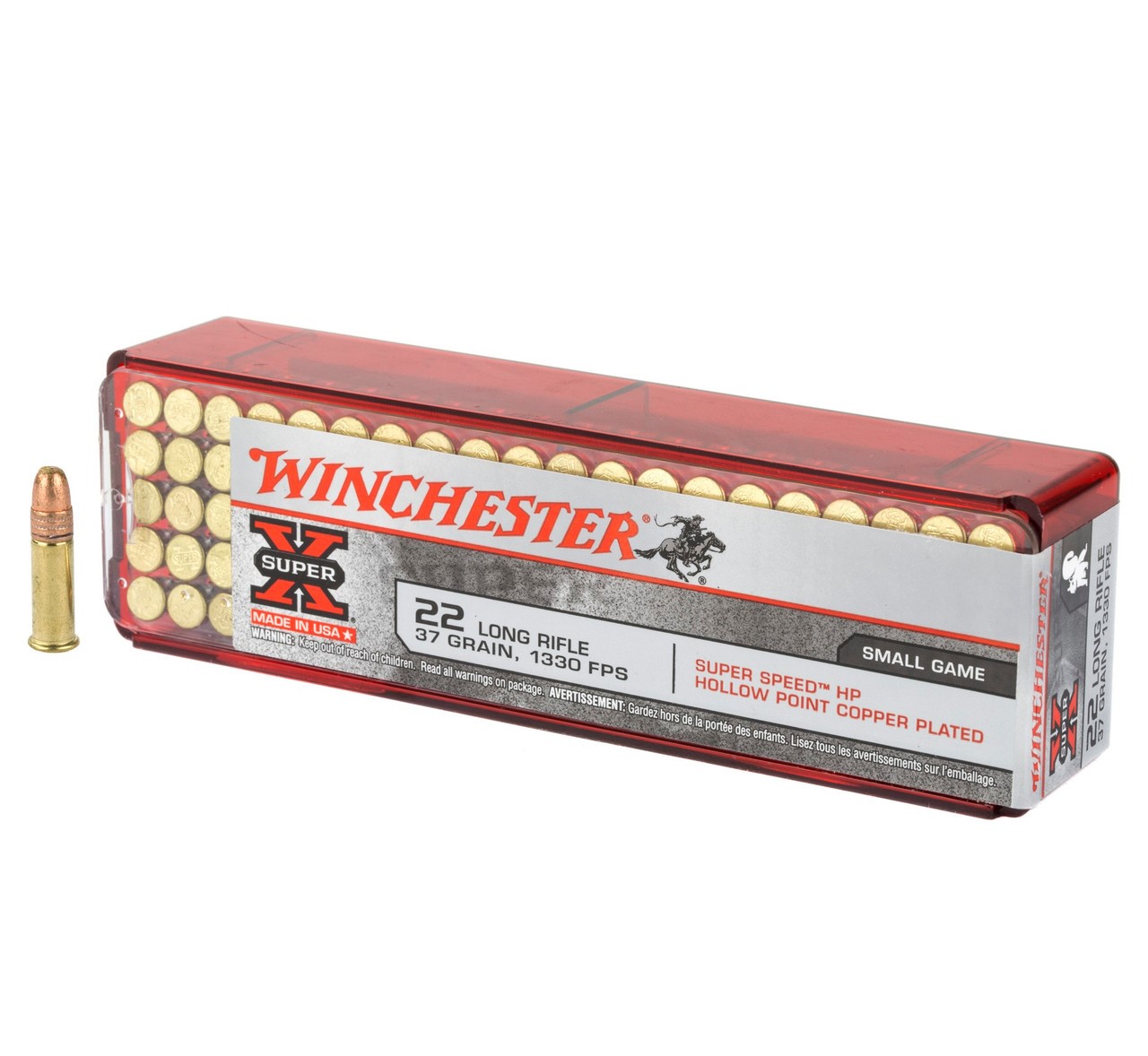 WINCHESTER Super-X Varmint LHP .22lfB 2,39g/37gr 