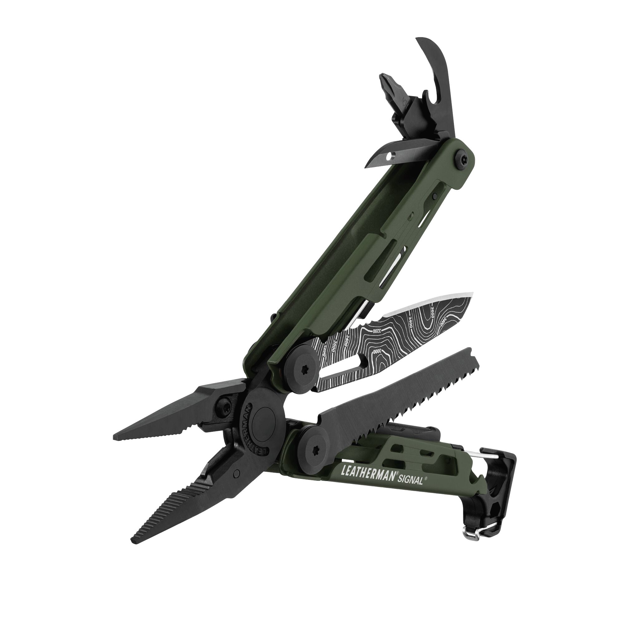 LEATHERMAN Signal Green Topo