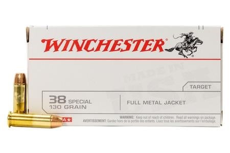 WINCHESTER Kal. .38 Special FMJ 100er Pkg 8,4g/130gr