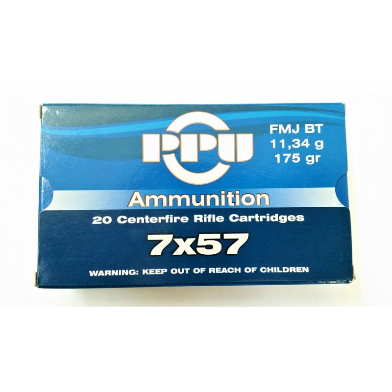 PPU 7x57 FMJ BT 11,34g/175gr